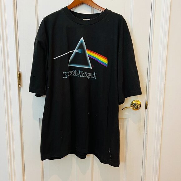 Pink Floyd T Shirt Liquid Blue 4XL Band Tee Black Y2K Vintage 2002 - Picture 8 of 16